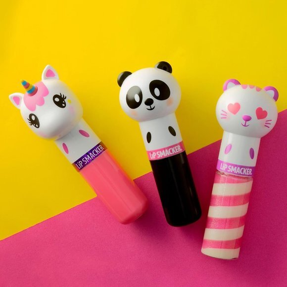 Lip Smacker Lippy Pals Flavored Lip Balm | Unicorn, Bunny, Llama | Clear Matte - Picture 3 of 6